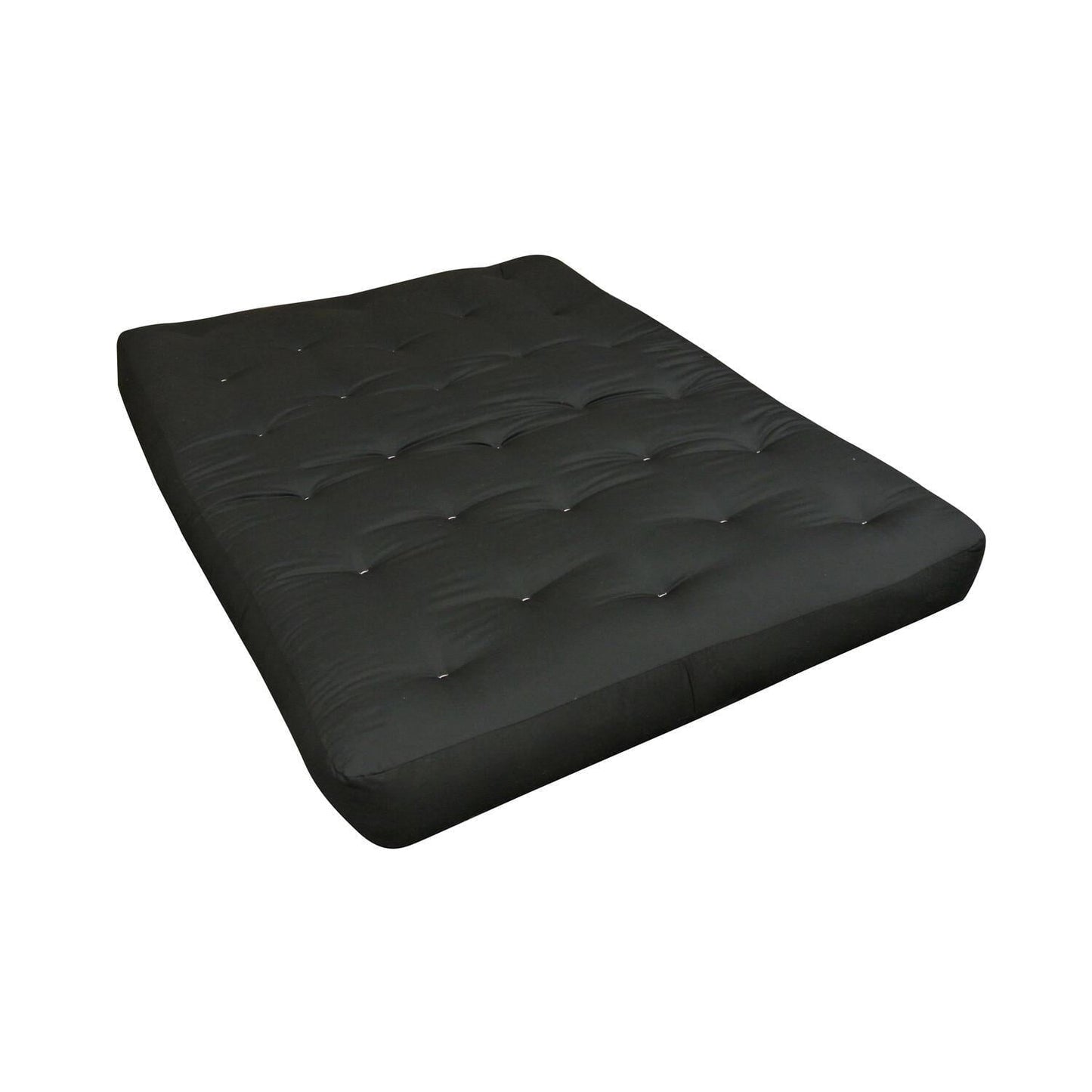 10 Double Foam & Cotton #612 King Black Duct Futon Mattress-Color:Black Duct.Material:Cotton.Quantity:1