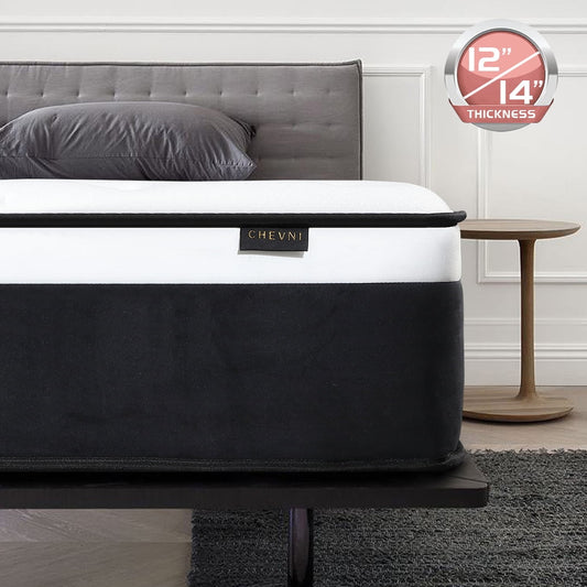 12Gel Memory Foam Spring Mattress Twin Full Queen King Hybrid Bed In A Box .Twin