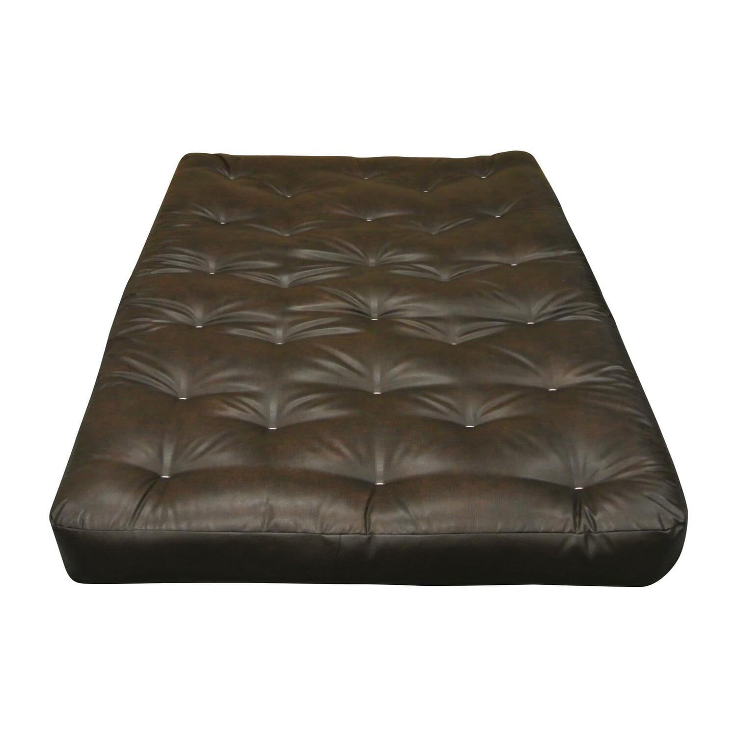 8 Double Foam & Cotton #611 King Leather Futon Mattress-Color:Leather.Material:Cotton.Quantity:1